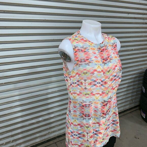 Cabi size small colorful sleeveless top - Picture 6 of 8